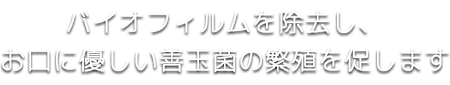 特別なクリーニングメニュー